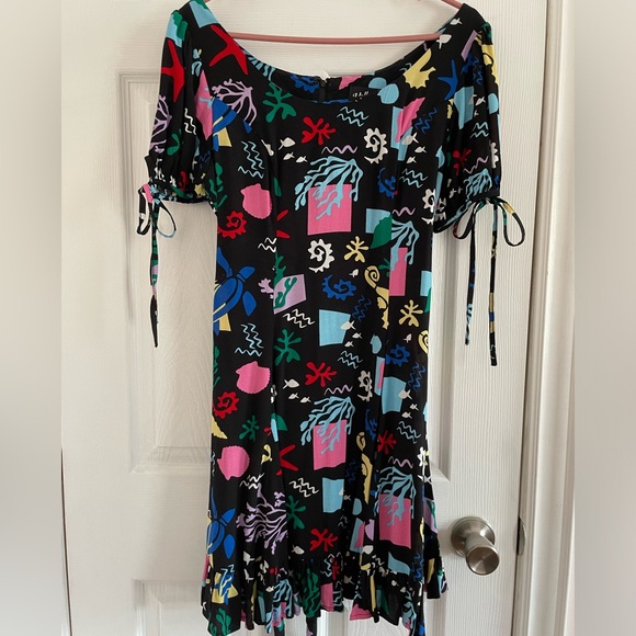 Hell Bunny Viscose Mini Dress SZ XS - Picture 4 of 9